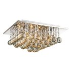 Plafon Blumenau Cristal Louvre 38 Cromado G9 Bivolt