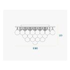 Plafon Blumenau Cristal Louvre 38 Cromado G9 Bivolt