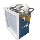 Plafon Caixa Sobrepor Quadrado Branco 2 Lâmpadas Bivolt