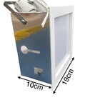 Plafon Caixa Sobrepor Quadrado Branco 2 Lâmpadas Bivolt