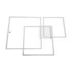 Plafon Canvas Branco Moderno Led Integrado 116w Aluminio St16