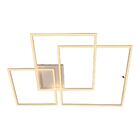 Plafon Canvas Branco Moderno Led Integrado 116w Aluminio St16