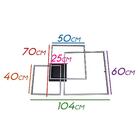 Plafon Canvas Preto Moderno Led Integrado 116w Aluminio St1632