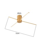 Plafon Cardinal 24w 3000k Bivolt Dourado