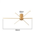 Plafon Cardinal 35w 3000k Bivolt Dourado