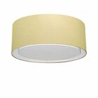 Plafon Cilíndrico Duplo Vivare Md-3036 Cúpula Em Tecido 50x25