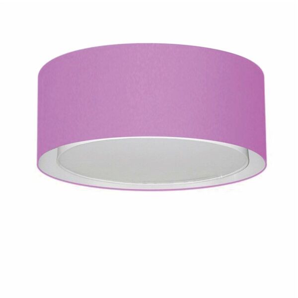 Plafon Cilíndrico Duplo Vivare Md-3036 Cúpula Em Tecido 50x25