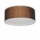 Plafon Cilíndrico Duplo Vivare Md-3036 Cúpula Em Tecido 50x25