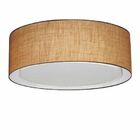 Plafon Cilíndrico Duplo Vivare Md-3037 Cúpula Em Tecido 60x25