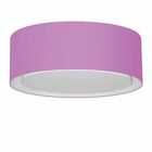 Plafon Cilíndrico Duplo Vivare Md-3037 Cúpula Em Tecido 60x25