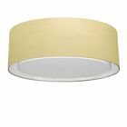 Plafon Cilíndrico Duplo Vivare Md-3037 Cúpula Em Tecido 60x25