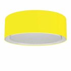 Plafon Cilíndrico Duplo Vivare Md-3038 Cúpula Em Tecido 80x30