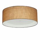 Plafon Cilíndrico Md-3008 Cúpula Em Duplo Tecido 60x25cm Palh