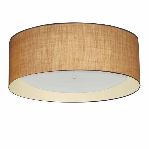 Plafon Cilíndrico Md-3008 Cúpula Em Duplo Tecido 60x25cm Palh