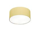 Plafon Cilíndrico Md-3010 Cúpula Em Tecido 30x12cm Algodão Cr