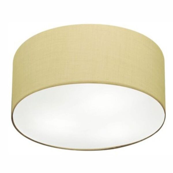 Plafon Cilíndrico Md-3013 Cúpula Em Tecido 60x21cm Algodão Cr