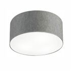 Plafon Cilíndrico Md-3048 Cúpula Em Tecido 50x21cm Rústico Ci