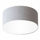 Plafon Cilíndrico Md-3055 Cúpula Em Tecido 80x21cm Rústico Ci