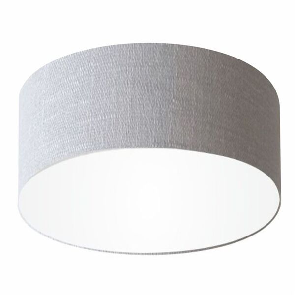 Plafon Cilíndrico Md-3058 Cúpula Em Tecido 55x25cm Rústico Ci