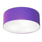 Plafon Cilíndrico Vivare Md-3006 Cúpula Em Tecido 60x15cm - B