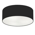 Plafon Cilíndrico Vivare Md-3019 Cúpula Em Tecido 80x15cm - B