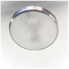 Plafon Circular De Aluminio Escovado 25cm