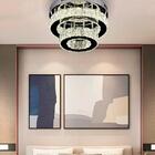 Plafon Cristais 30cm Led 36w 3 Em 1 Bivolt