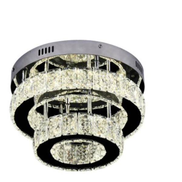 Plafon Cristais 30cm Led 36w 3 Em 1 Bivolt