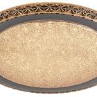 Plafon Cristal Acrílico Redondo Led 40cm 24w 3000k 2100lm Biv