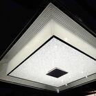 Plafon Cromado Escovado Vidro Com Mini Cristais 34cm Led 16w