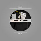 Plafon Cuia Sobrepor Preto Opalino 49,5cm P/ Led E27 Bella St