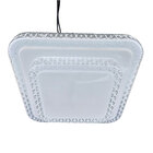 Plafon De Cristal Acrílico Transparente 35cm Led 24w 3 Em 1 B
