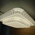 Plafon De Cristal Acrílico Transparente 35cm Led 24w 3 Em 1 B