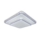 Plafon De Cristal Acrílico Transparente 45cm Led 36w 3 Em 1 B