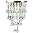 Plafon De Cristal Legitimo Classic Round Long 32 Cobre