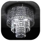 Plafon De Cristal Legítimo K9 Cadore Frida C33 Base 30 Muito