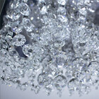 Plafon de Cristal legítimo lustre 20x20cm + 3 LED G9 5w 3000K