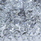 Plafon de Cristal legítimo quadrado lustre 20x20cm p/ 3 G9 st