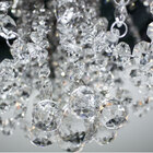 Plafon de Cristal legítimo redondo lustre 20cm p/ 3 G9 st4717