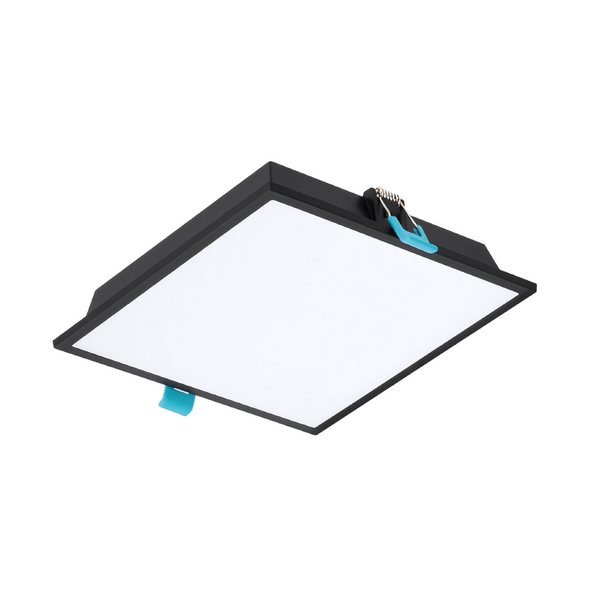 Plafon De Led Deep Quadrado Recuado 18w 3000k Branco Quente -