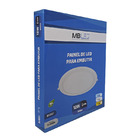 Plafon De Led Embutir 12w 3000k Redondo