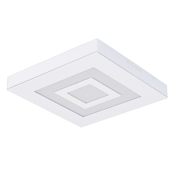 Plafon De Led Roma Branco 25w 3000k Bivolt