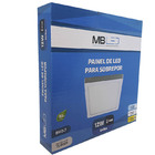 Plafon De Led Sobrepor 12w 3000k Quadrado