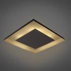 Plafon De Luz Indireta Sobrepor 45x45cm Para 4 Lâmpadas E27 B