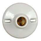 Plafon De Porcelana Bocal E27 4a 250v Branco Rohdina