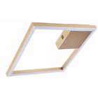 Plafon De Sobrepor Bella Tec Dourado 40x40x4cm 30w 3000k 1790
