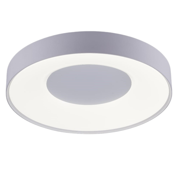 Plafon De Sobrepor Eclipse Led Integrado Luz Amarela Neutra B