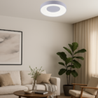 Plafon De Sobrepor Eclipse Led Integrado Luz Amarela Neutra B