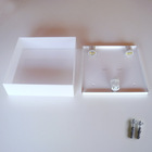 Plafon De Sobrepor Em Acrílico 30x30 Para 3 Lâmpadas E27 St30