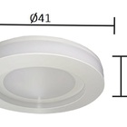 Plafon De Sobrepor Led 24w Bivolt Branco Moscou